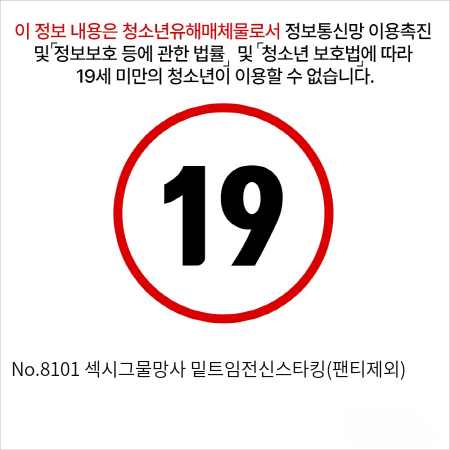 No.8101 섹시그물망사 밑트임전신스타킹(팬티제외)